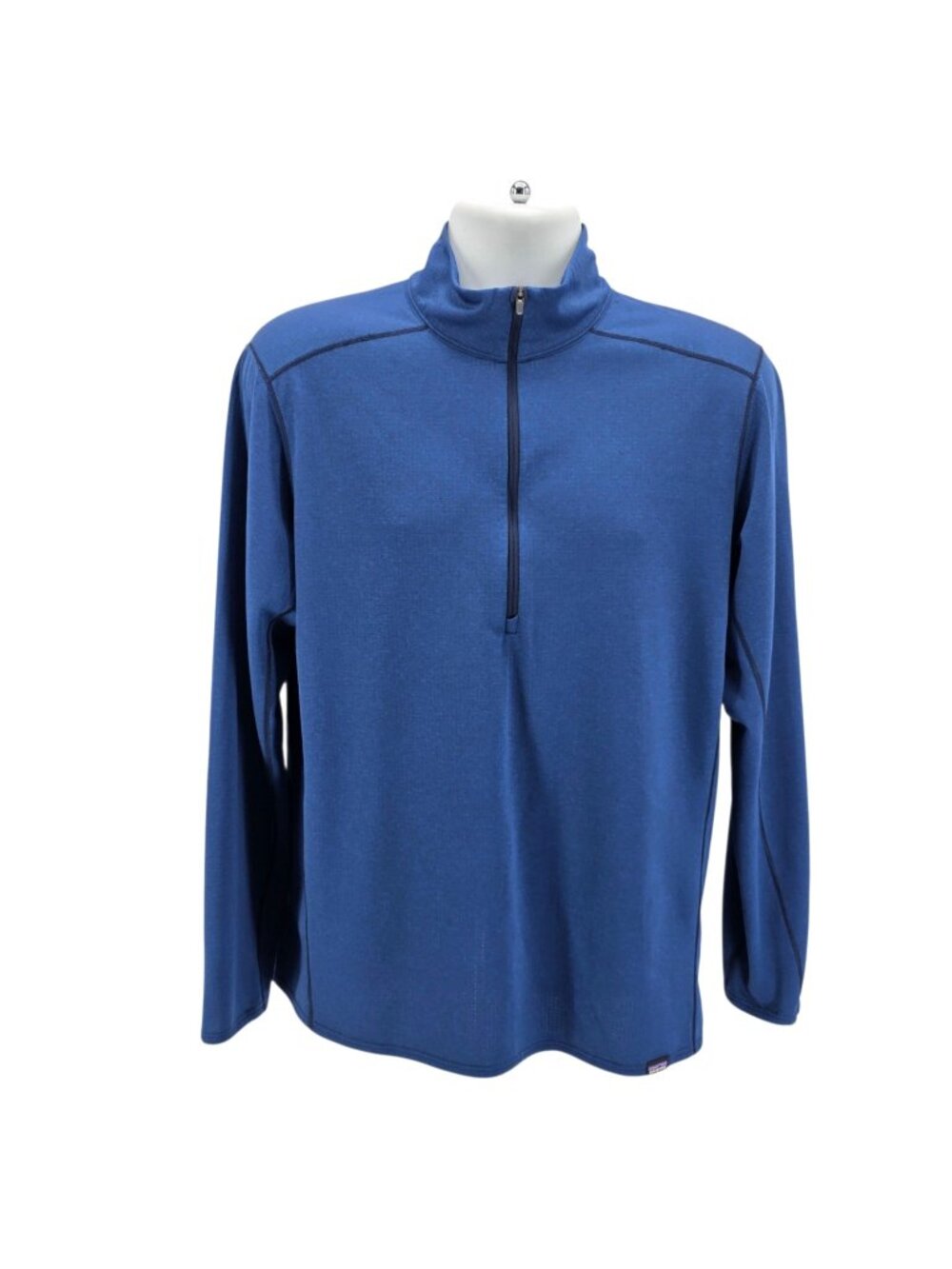 Patagonia Mens Quarter Zip Large Midweight Capilene Zip Neck Baselayer Outdoors